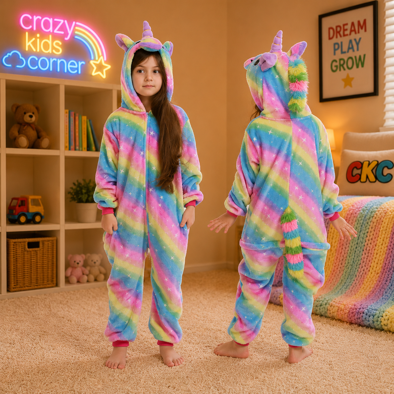 Rainbow Kids Unicorn