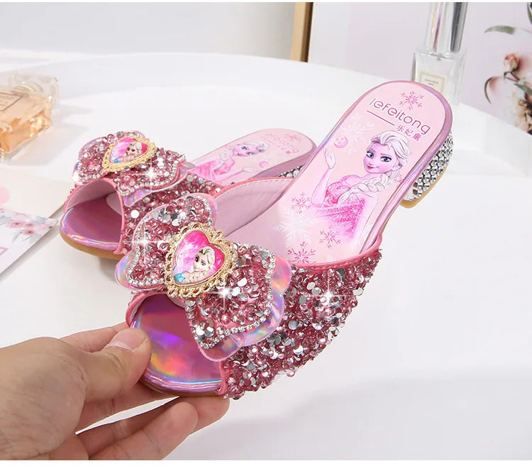 Frozen Elsa Pink Fashionable High Heels