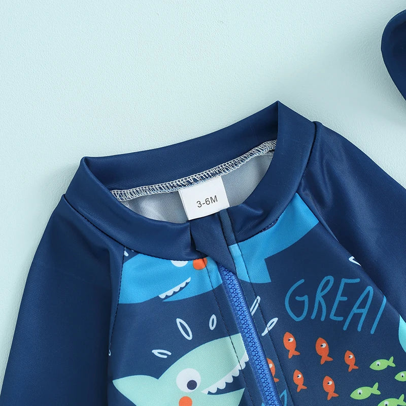 Boys Rash Guard 3Pcs Swimsuits