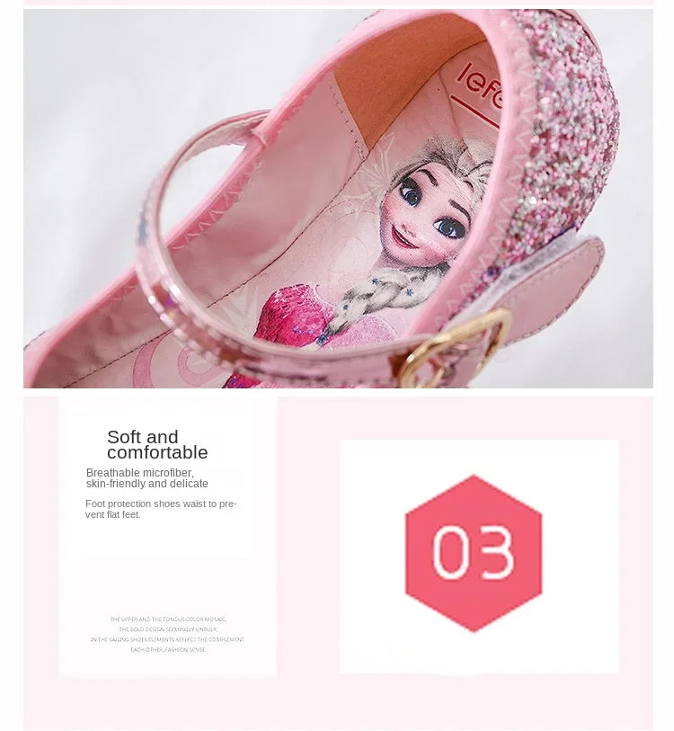 Disney Princess Pink Crystal Party Shoes