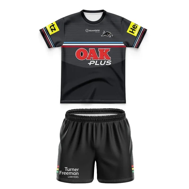 Penrith Panthers Kids Custom Training Rugby Jersey - Size 16-26