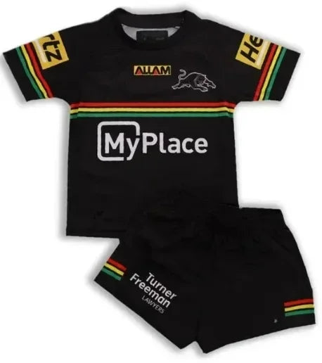 Panthers/Bulldogs Kids Home Training Rugby Jersey Size 16-26