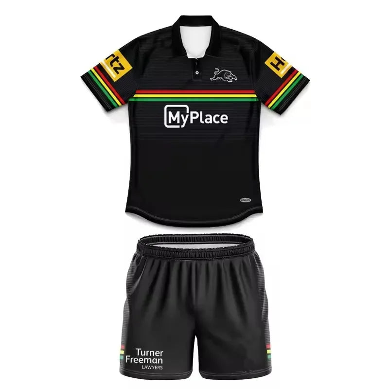 2025 Penrith Panthers Kids Custom Home/Away Rugby Jersey