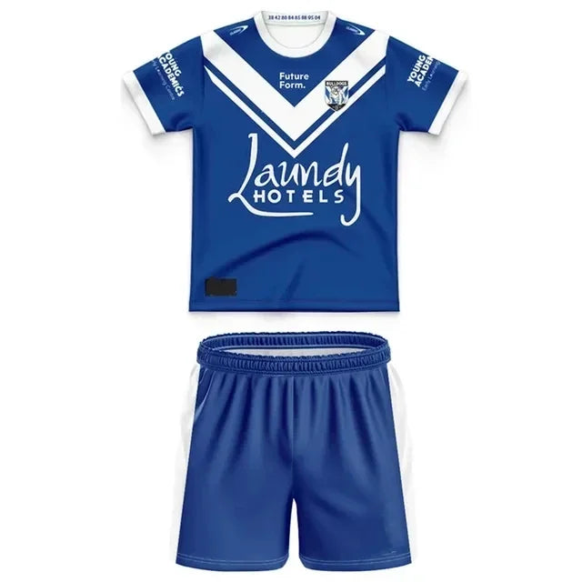 Kids Custom Rugby Jersey - Panthers/Bulldogs Size 16-26