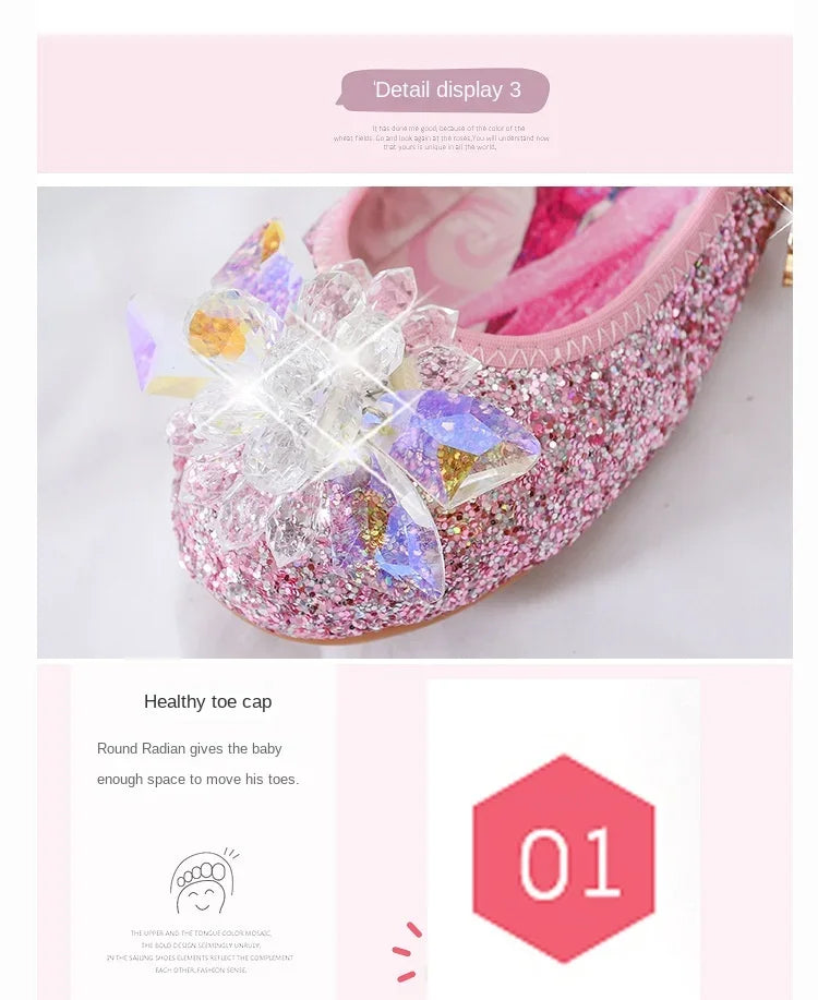 Disney Princess Pink Crystal Party Shoes