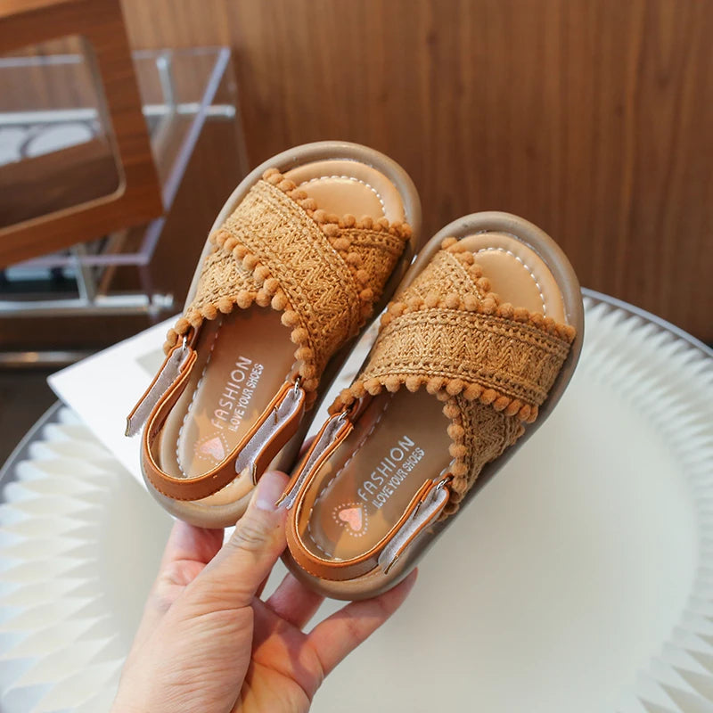 Girls Beach Brown Sandals