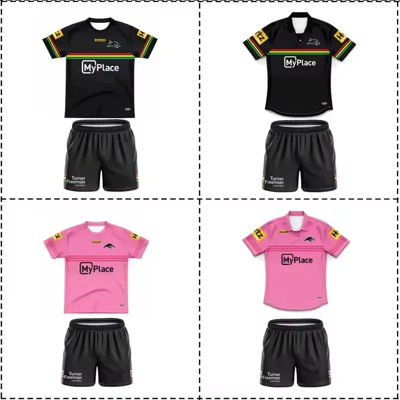 2025 Penrith Panthers Kids Customizable Rugby Jersey