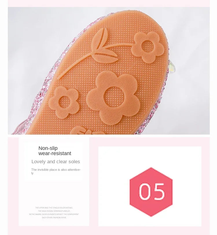 Disney Princess Pink Crystal Party Shoes