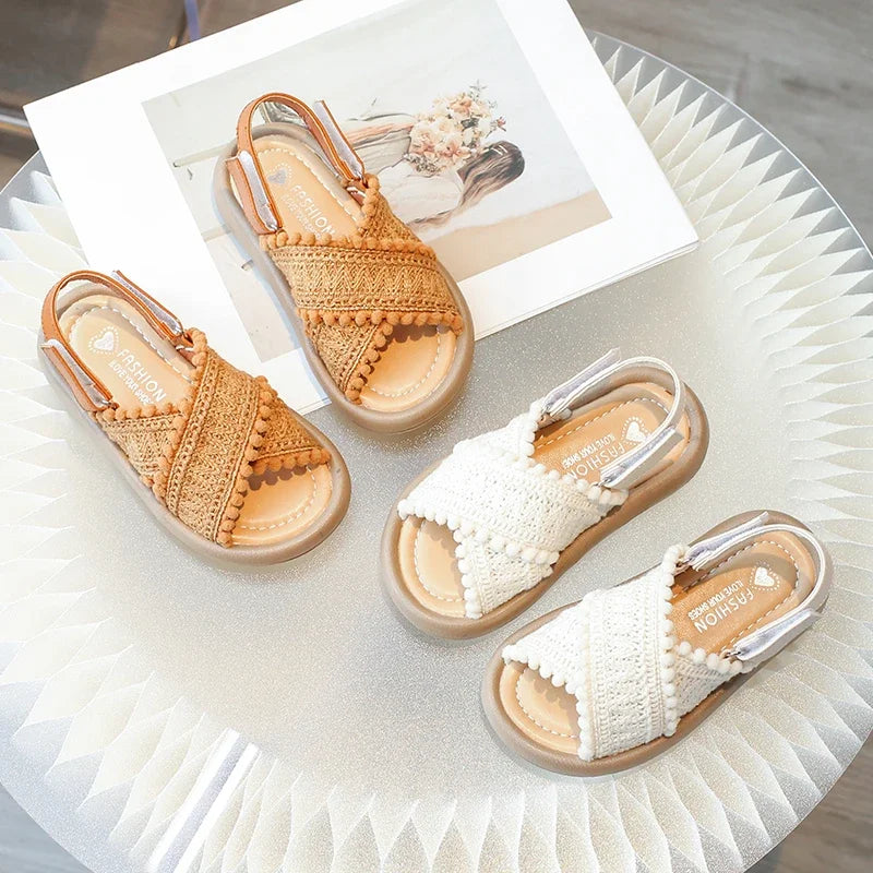 Girls Beach Beige Sandals