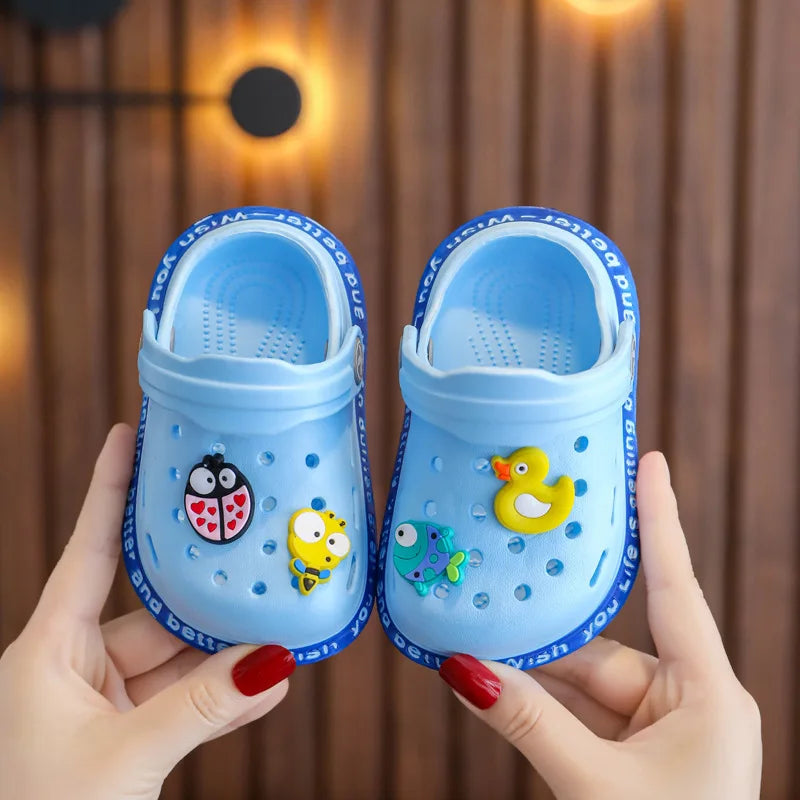 Sky Blue Anti-Slippery Kids Crocs
