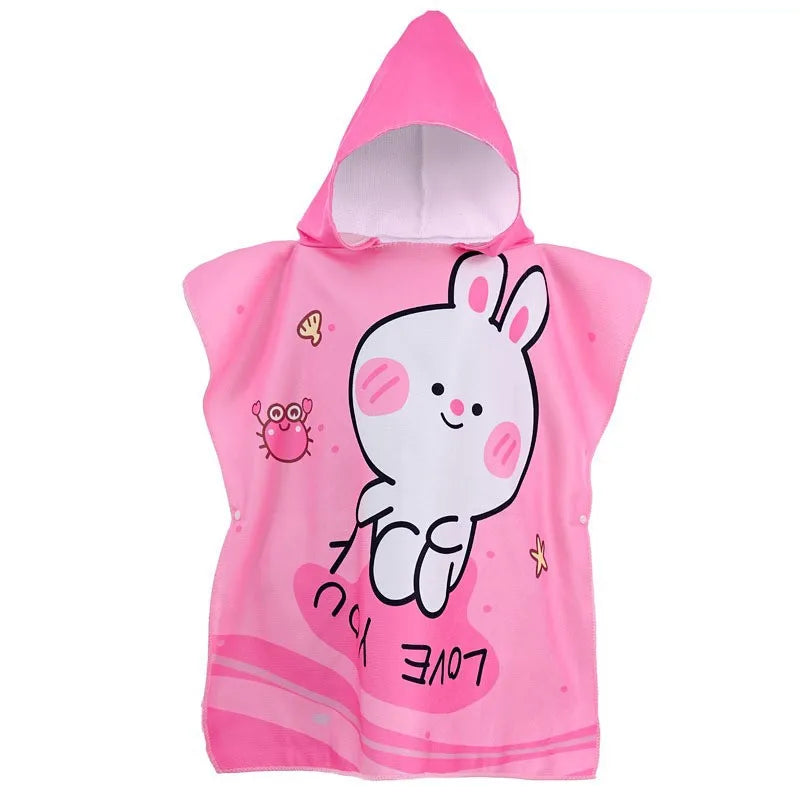 Love You Hooded Beach Towel 0-8 Years