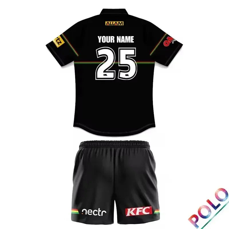 2025 Penrith Panthers Kids Customizable Rugby Jersey