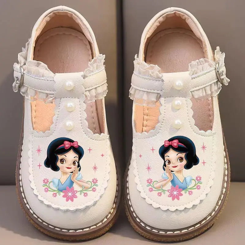 Disney Girls Casual Shoes Frozen Princess Beige