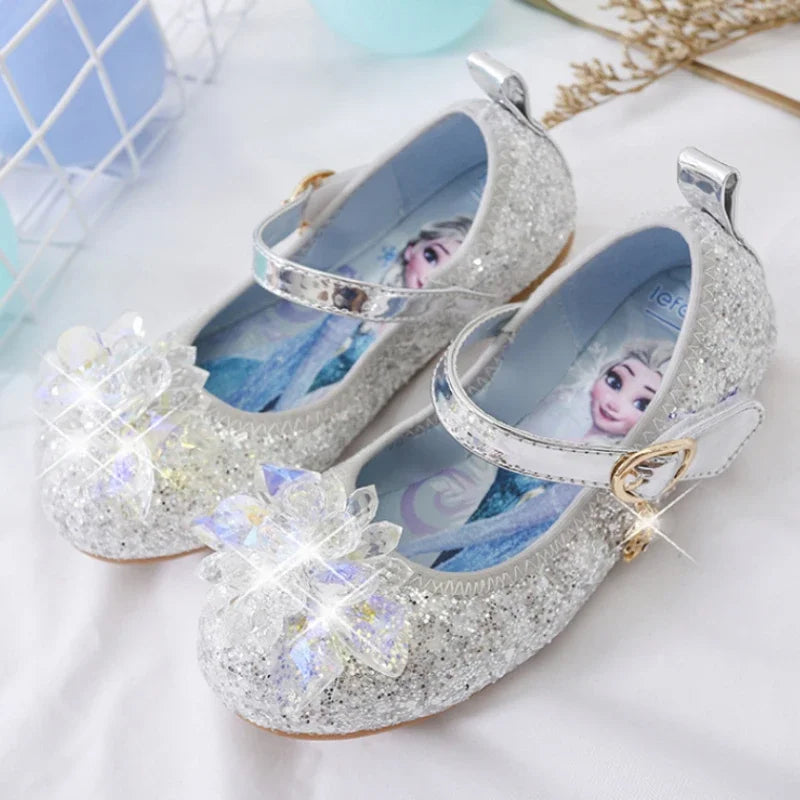 Disney Princess Silver Crystal Party Shoes