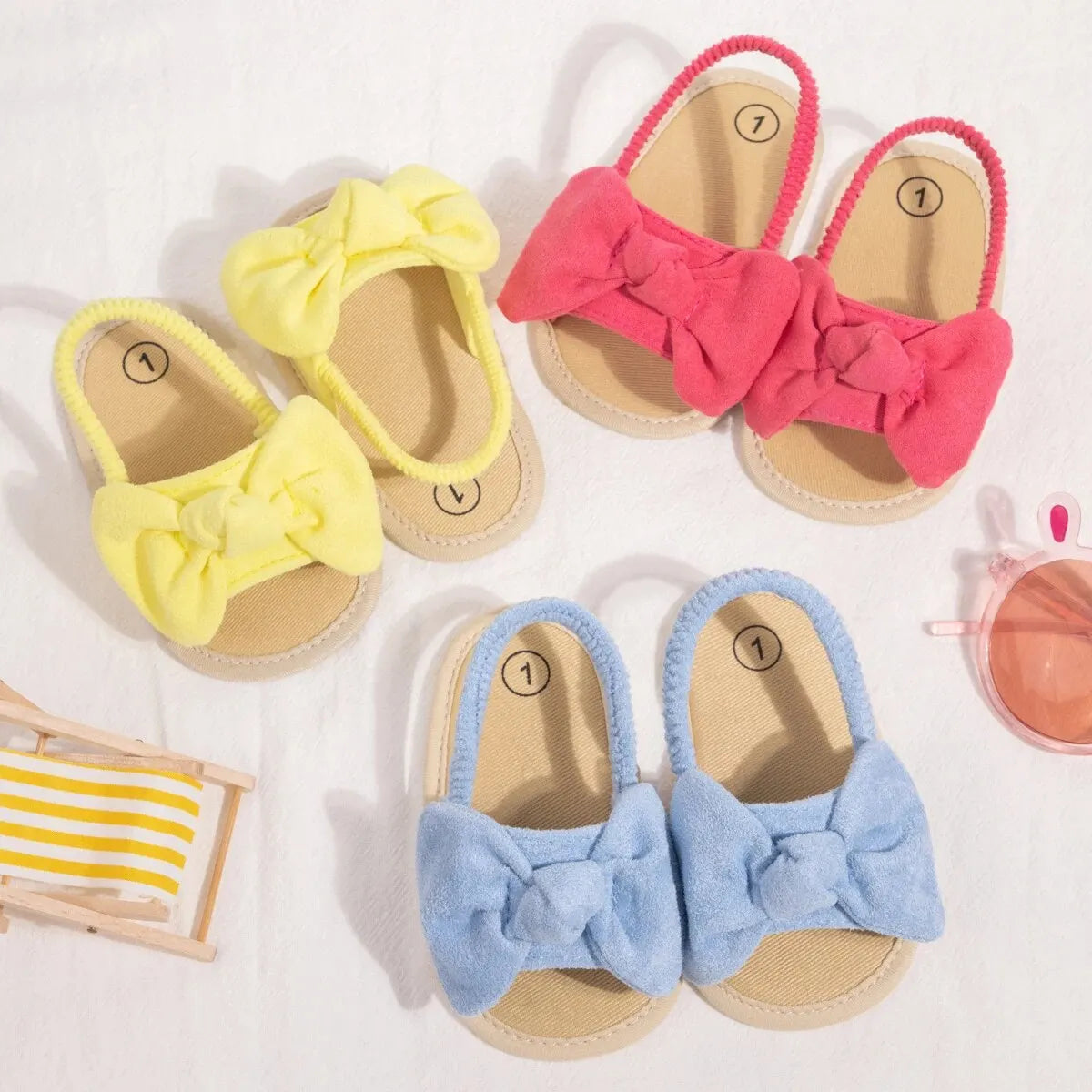 Girl Open Toe Rose Red Sandals