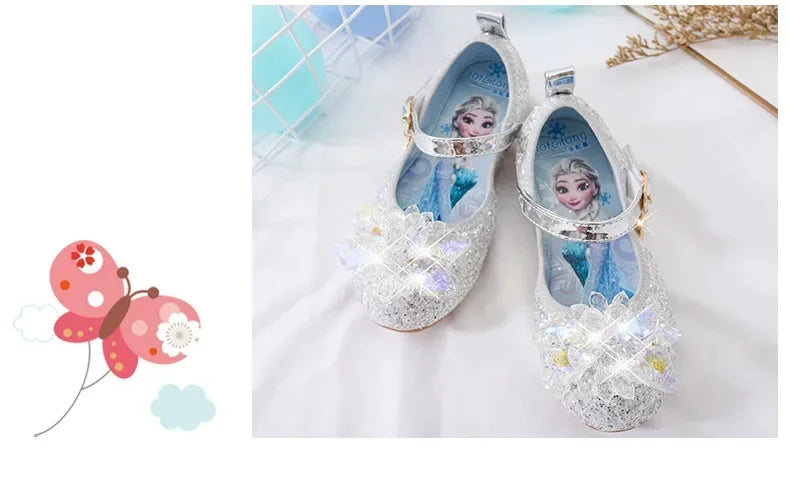 Disney Princess Silver Crystal Party Shoes