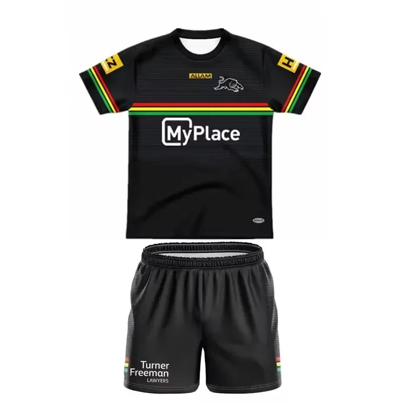 2025 Penrith Panthers Kids Custom Home/Away Rugby Jersey