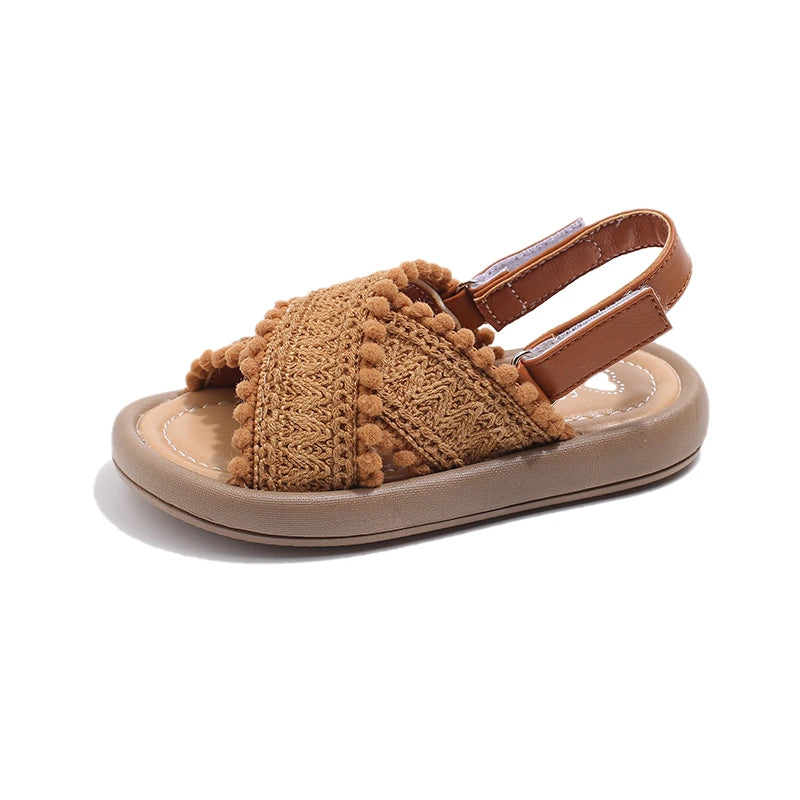 Girls Beach Brown Sandals
