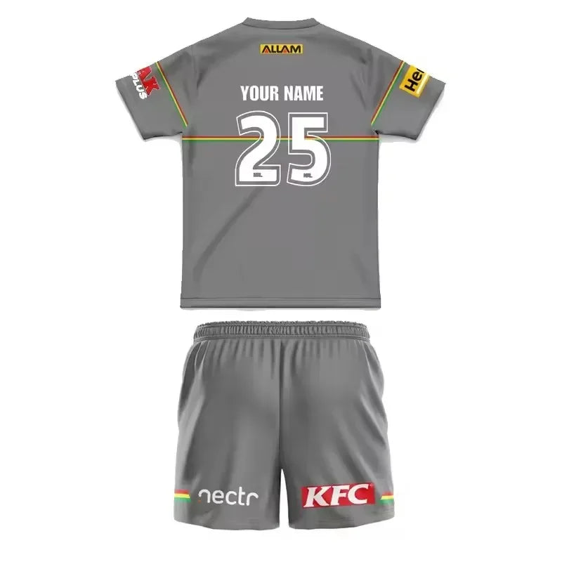 2025 Penrith Panthers Kids Customizable Rugby Jersey
