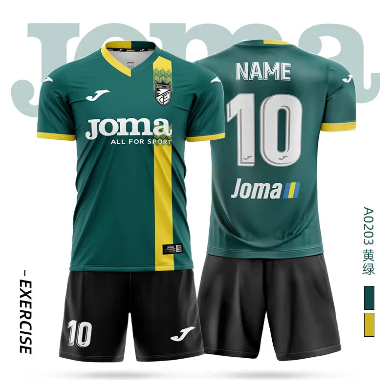 Homer Short-Sleeved Soccer Jersey & Shorts Set for Kids