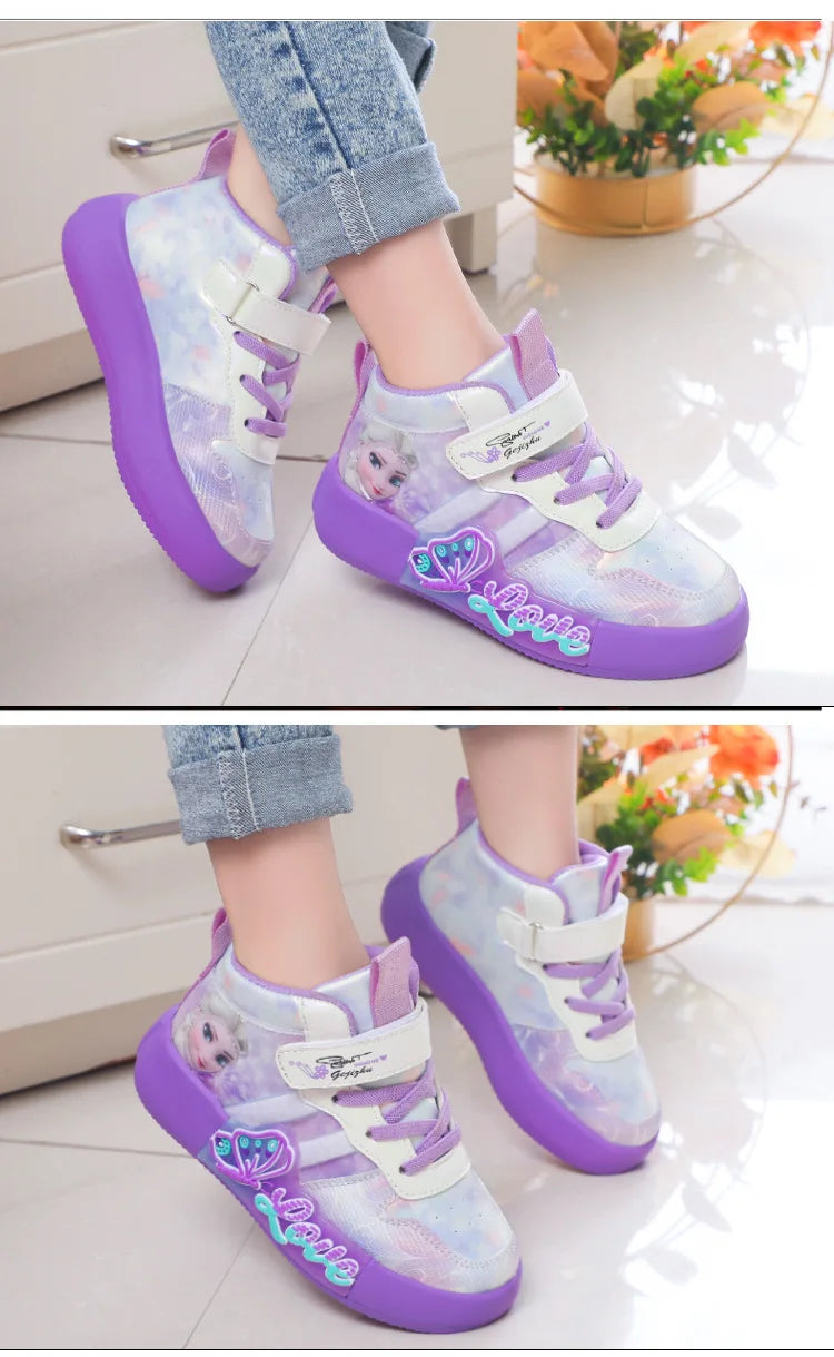 Disney Princess Elsa High Top Boots