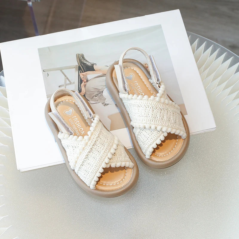 Girls Beach Beige Sandals