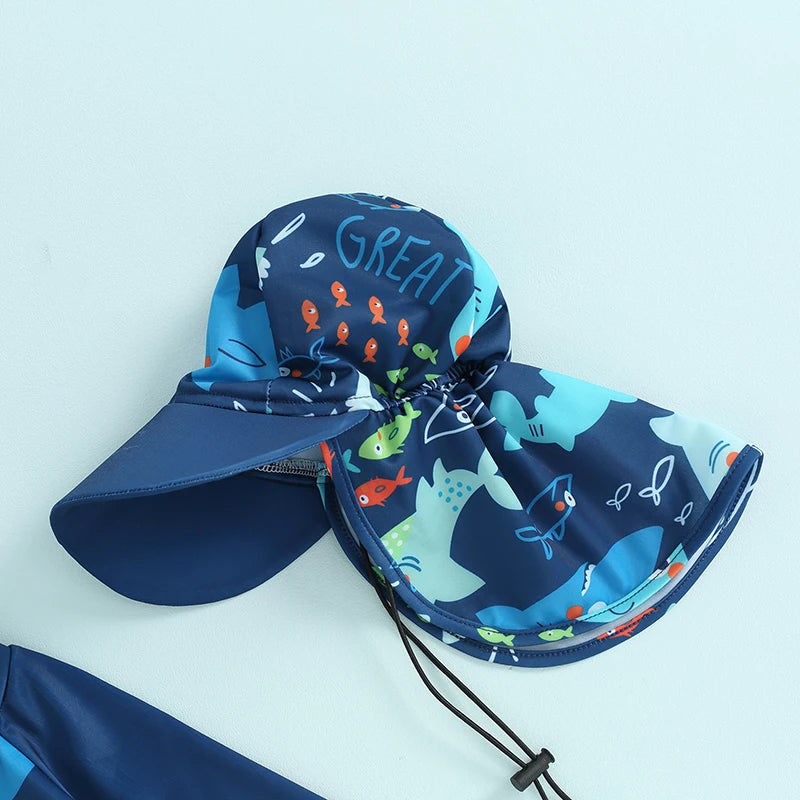 Boys Rash Guard 3Pcs Swimsuits