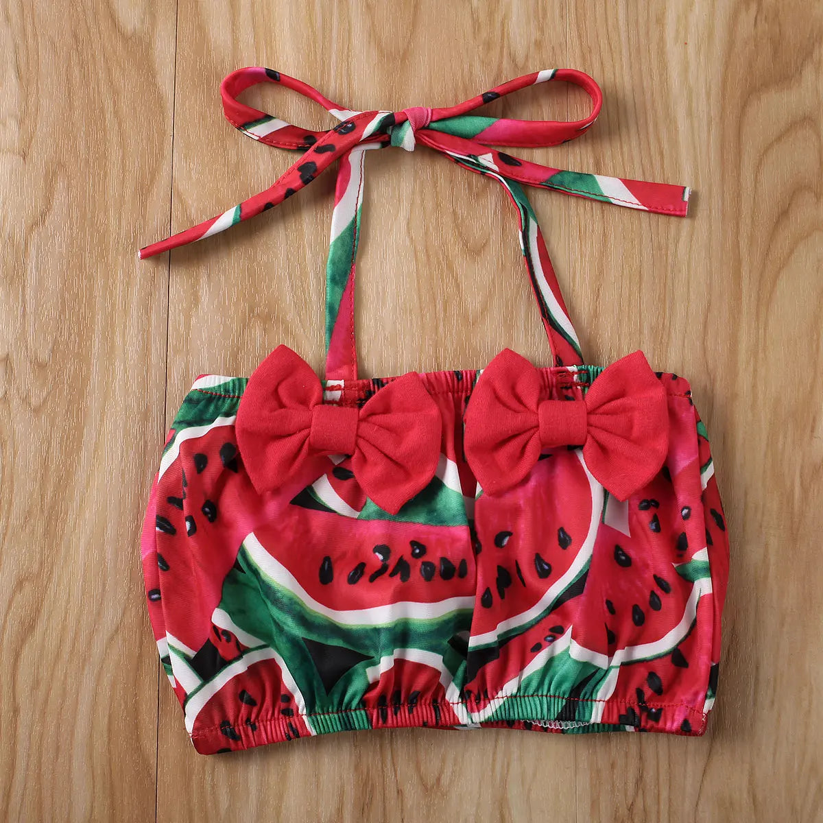 Girls Ruffle Watermelon Set
