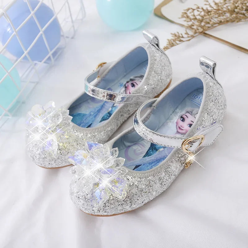 Disney Princess Silver Crystal Party Shoes