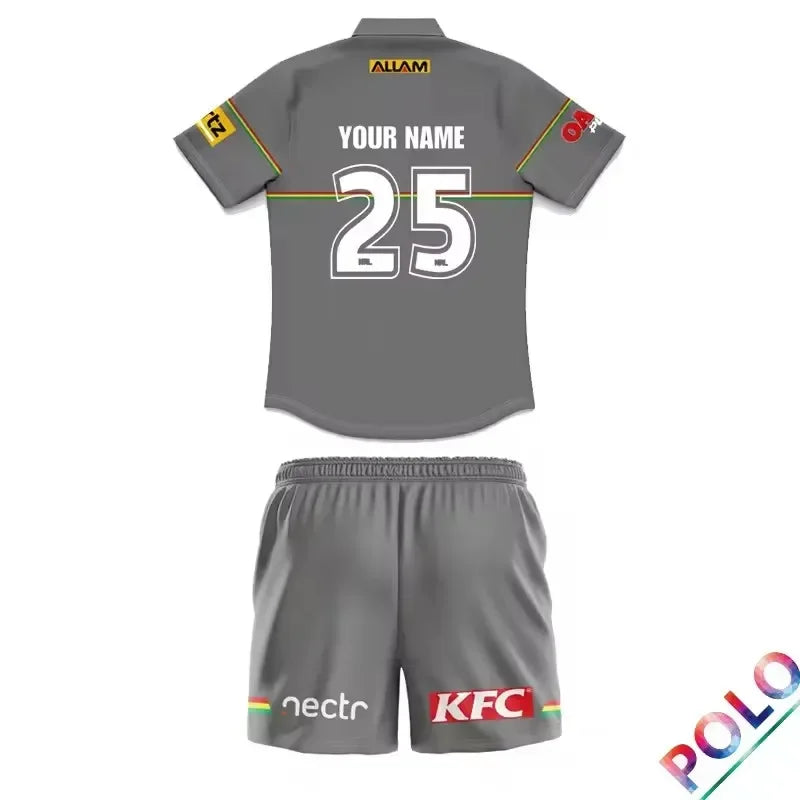 2025 Penrith Panthers Kids Custom Rugby Jersey