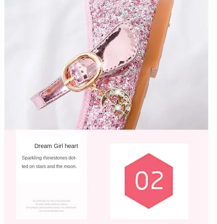 Disney Princess Pink Crystal Party Shoes