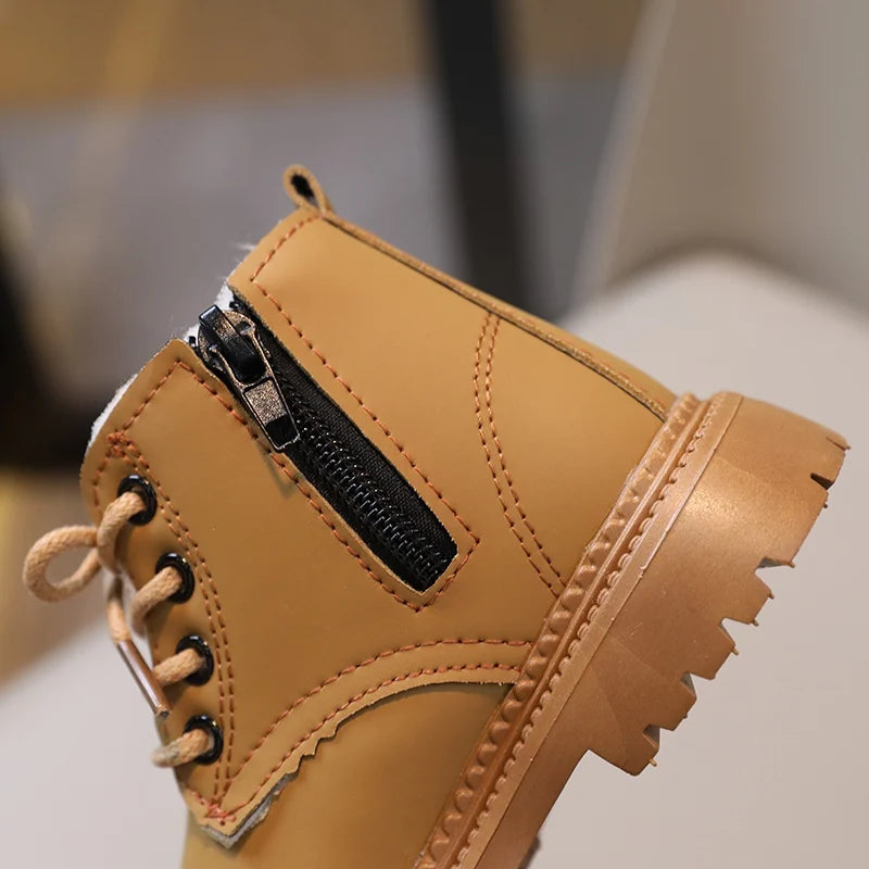 Boys Winter Comfortable Ankle Height Shoes