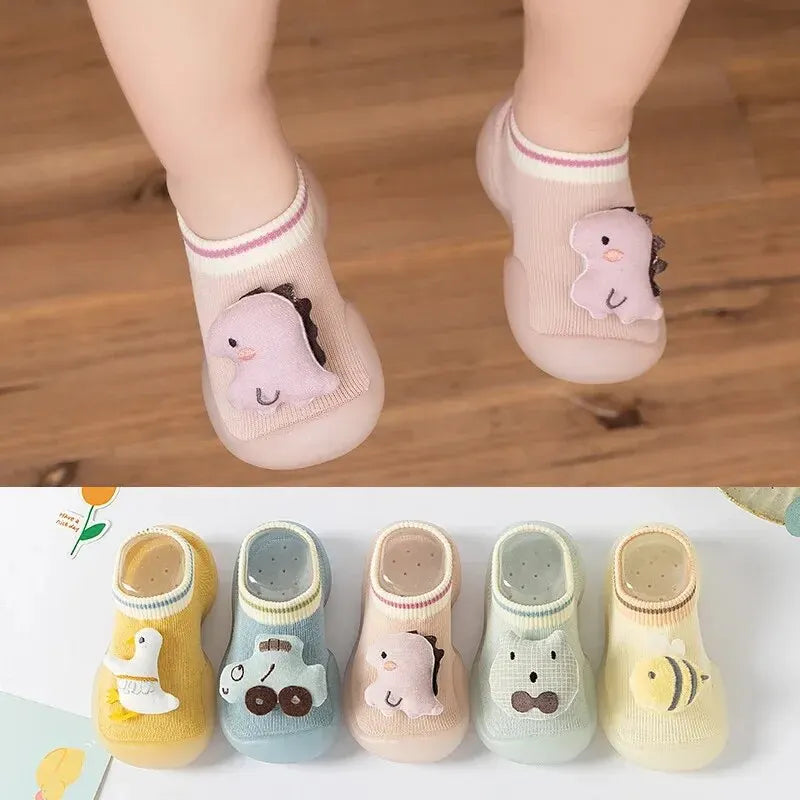 Pink Dino Baby Toddler Shoes