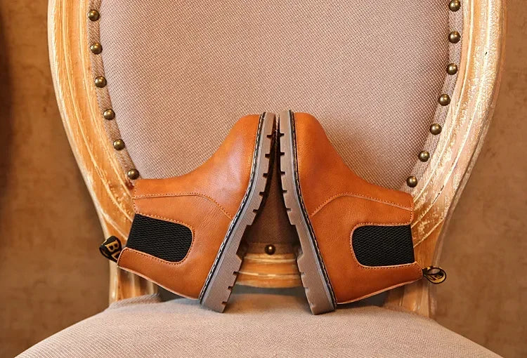 Boys Classic Chelsea Brown Boots